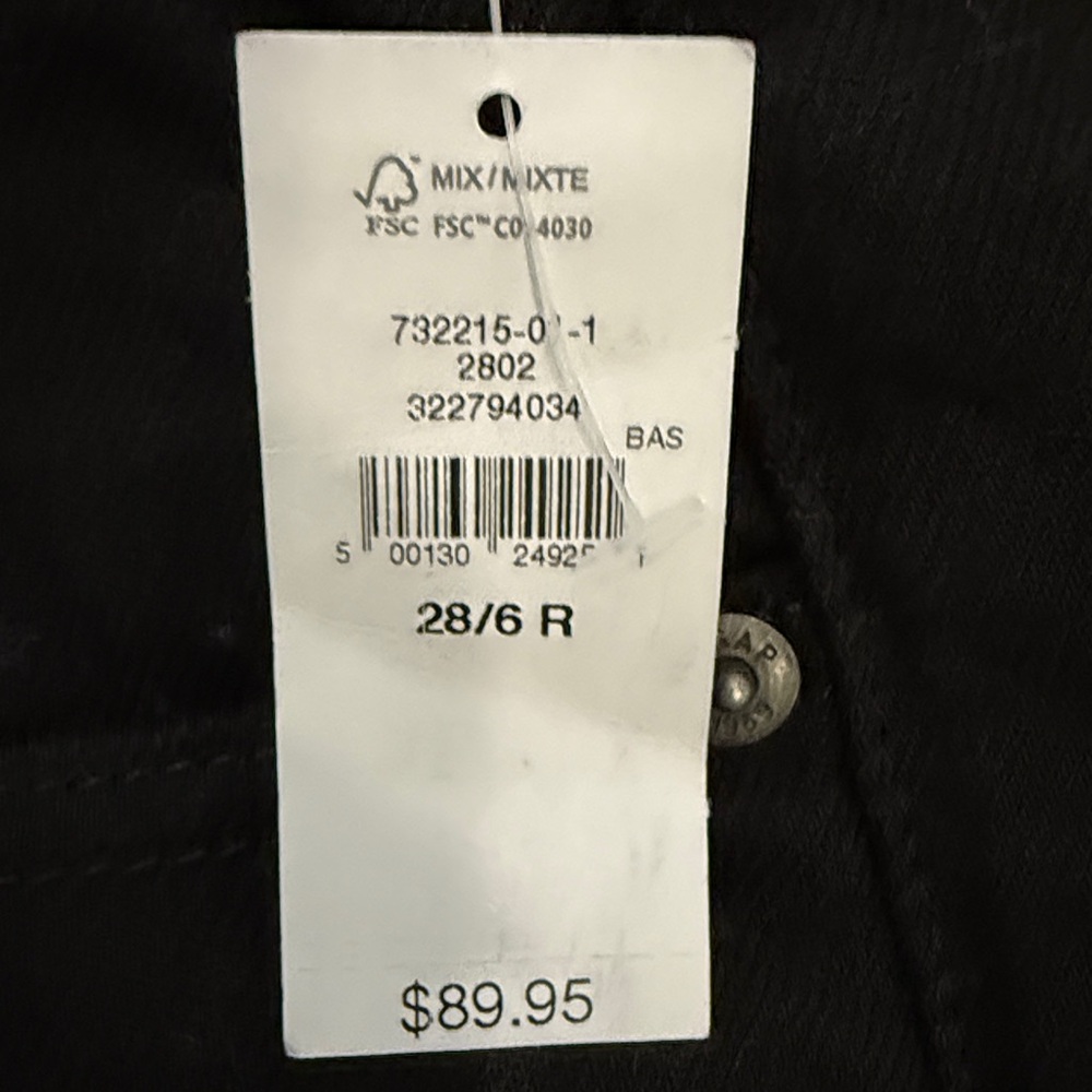 Gap jeans maternity true waistband full panel ultra soft baggy Jean size 28 6 - Picture 4 of 8